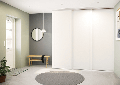 Celebert Outline skydelåger på mål til garderobe med 3 låger - Total Bredde 148 til 363,7 cm